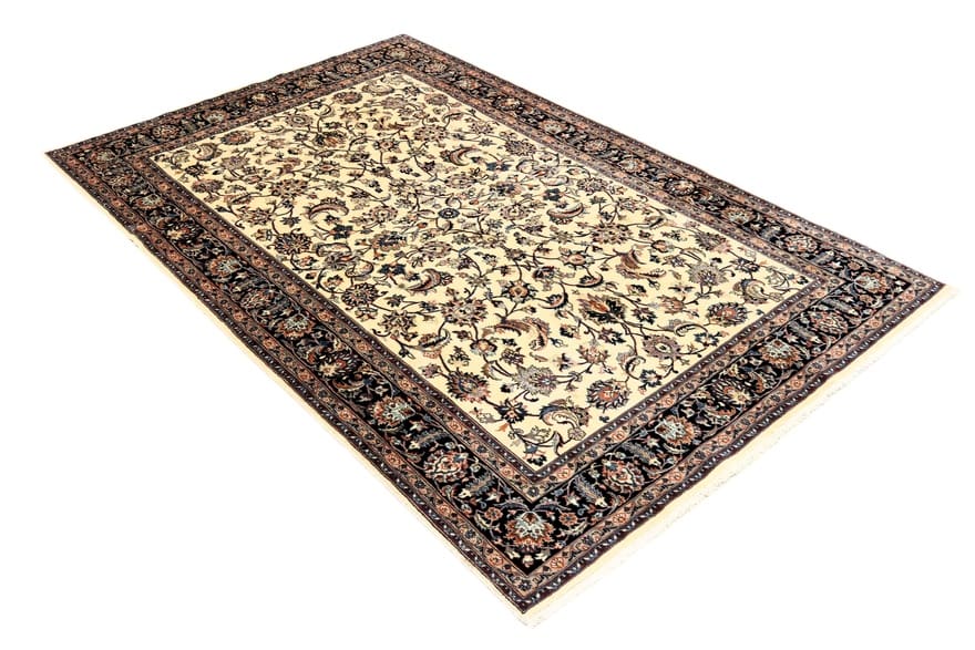 Handgeknüpfter Mashhad Perserteppich, 304 × 193 cm, Wolle