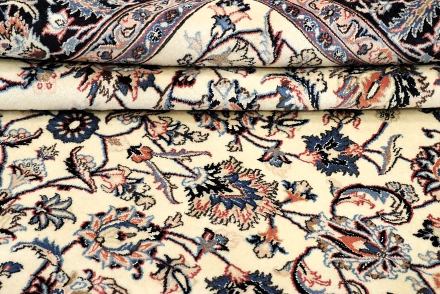 Handgeknüpfter Mashhad Perserteppich, 304 × 193 cm, Wolle