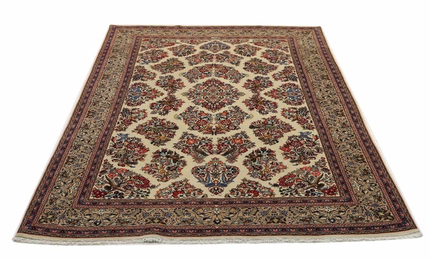 Handgeknüpfter Sarough Farahan Perserteppich 304 × 202 cm