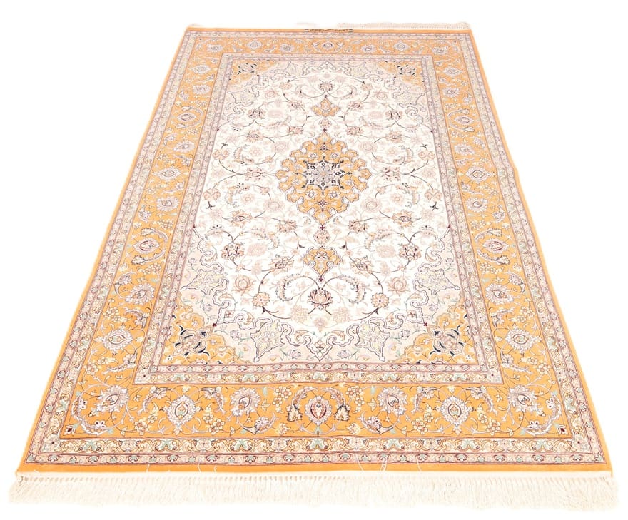 Handgeknüpfter Isfahan Perserteppich 200 × 130 cm