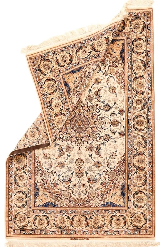 Isfahan Perserteppich aus Iran, 227 × 150 cm