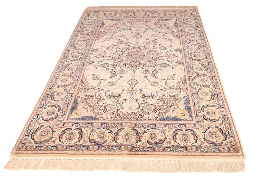 Isfahan Perserteppich aus Iran, 227 × 150 cm