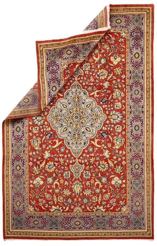 Ghom Perserteppich aus Iran, 325 × 210 cm