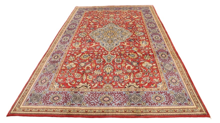 Ghom Perserteppich aus Iran, 325 × 210 cm