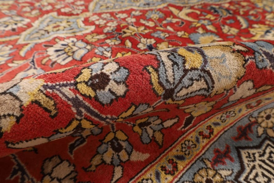 Ghom Perserteppich aus Iran, 325 × 210 cm