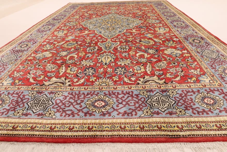 Ghom Perserteppich aus Iran, 325 × 210 cm