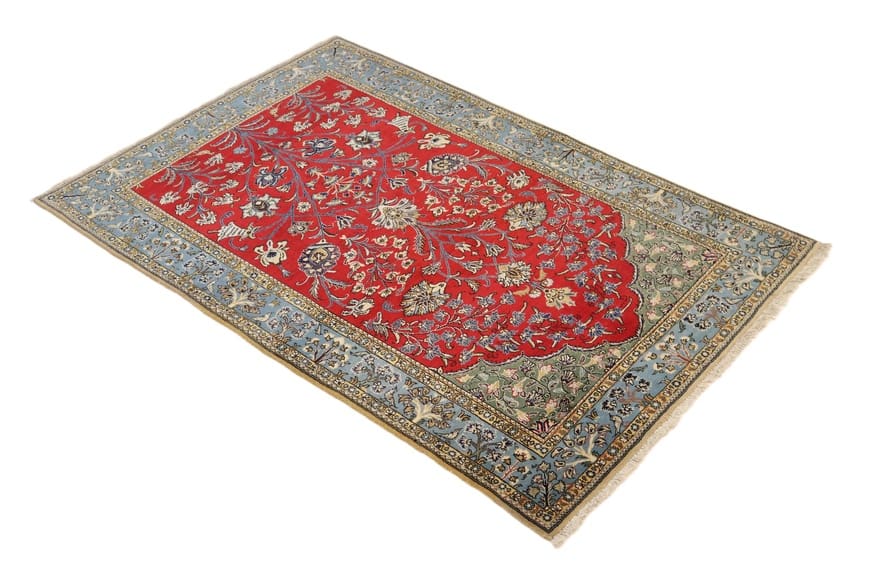 Ghom Perserteppich 210 × 134 cm aus Wolle, handgeknüpft