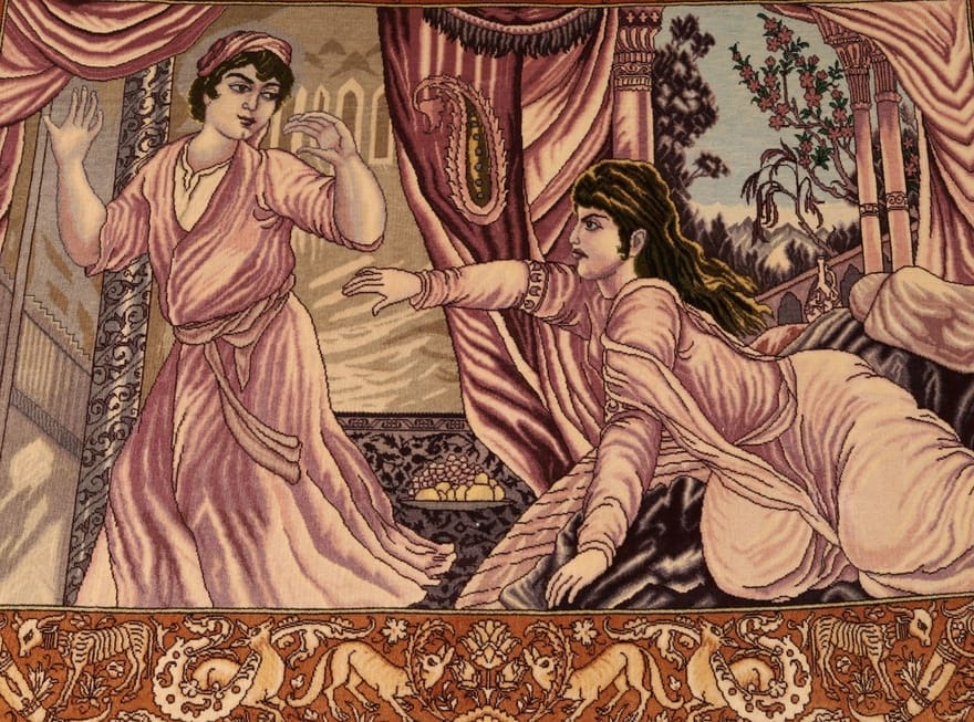 Handgeknüpfter Täbriz Perserteppich 150 × 100 cm