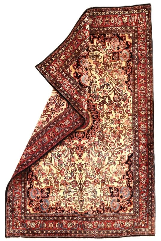 Bijar Perserteppich 218 × 140 cm aus Wolle, handgeknüpft