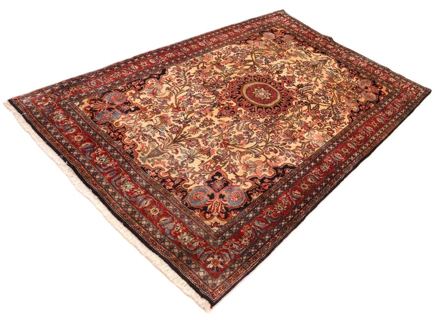 Bijar Perserteppich 218 × 140 cm aus Wolle, handgeknüpft