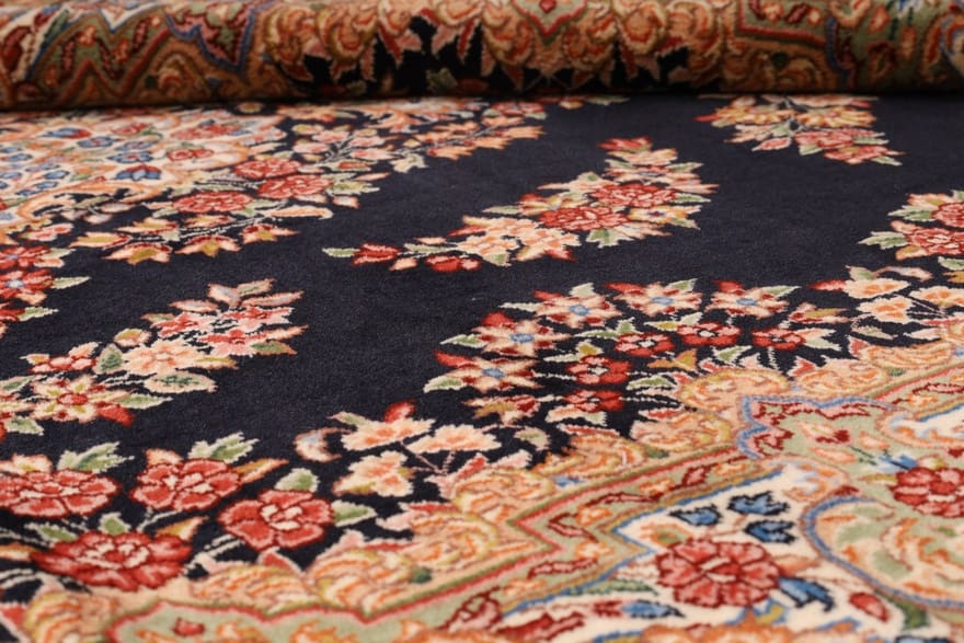 Kerman Perserteppich aus Iran, 248 × 167 cm