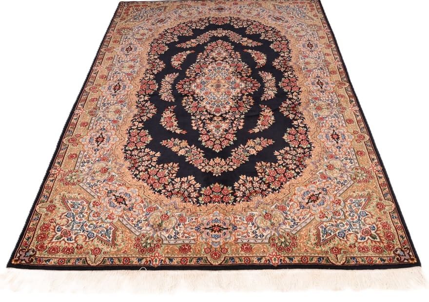 Kerman Perserteppich aus Iran, 248 × 167 cm