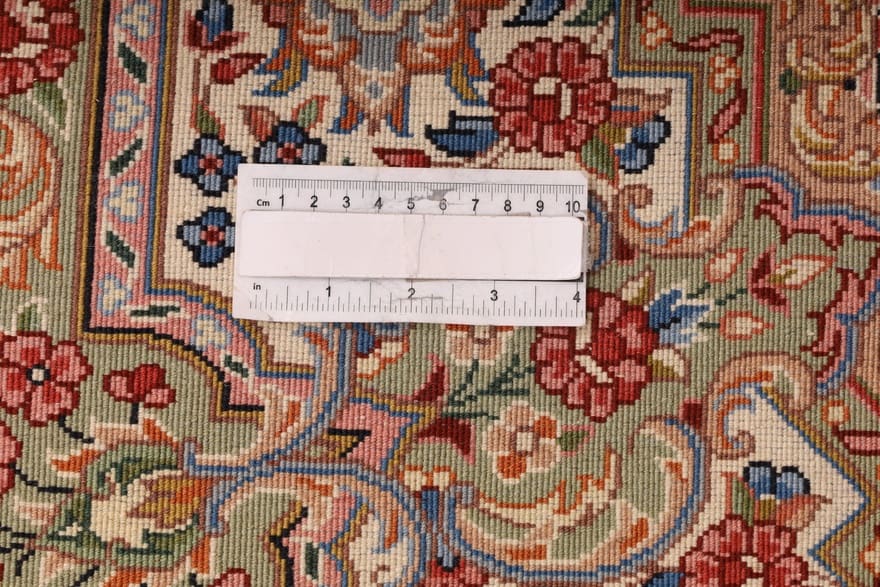 Kerman Perserteppich aus Iran, 248 × 167 cm