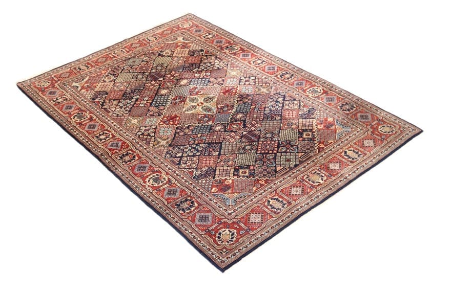 Kashan Perserteppich 200 × 140 cm aus Wolle, handgeknüpft