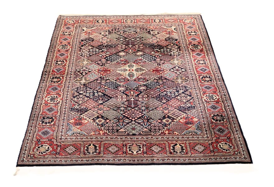 Kashan Perserteppich 200 × 140 cm aus Wolle, handgeknüpft