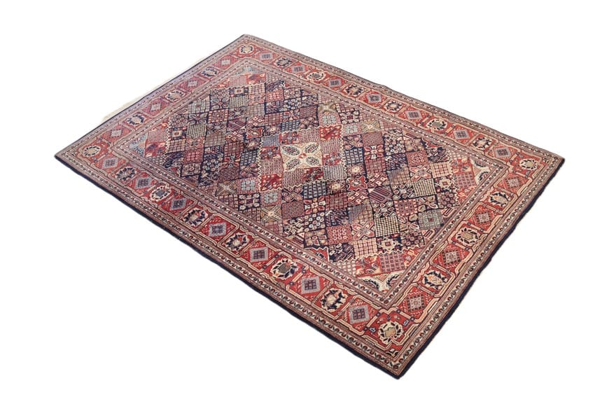 Kashan Perserteppich 200 × 140 cm aus Wolle, handgeknüpft