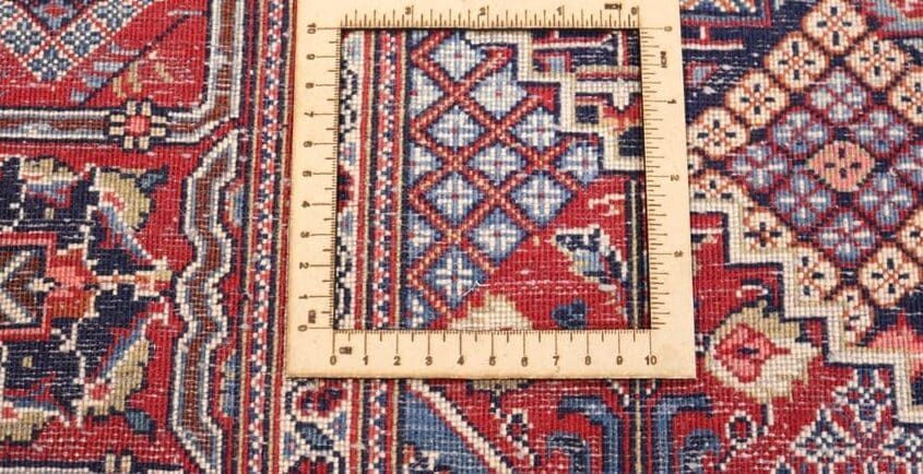 Kashan Perserteppich 200 × 140 cm aus Wolle, handgeknüpft