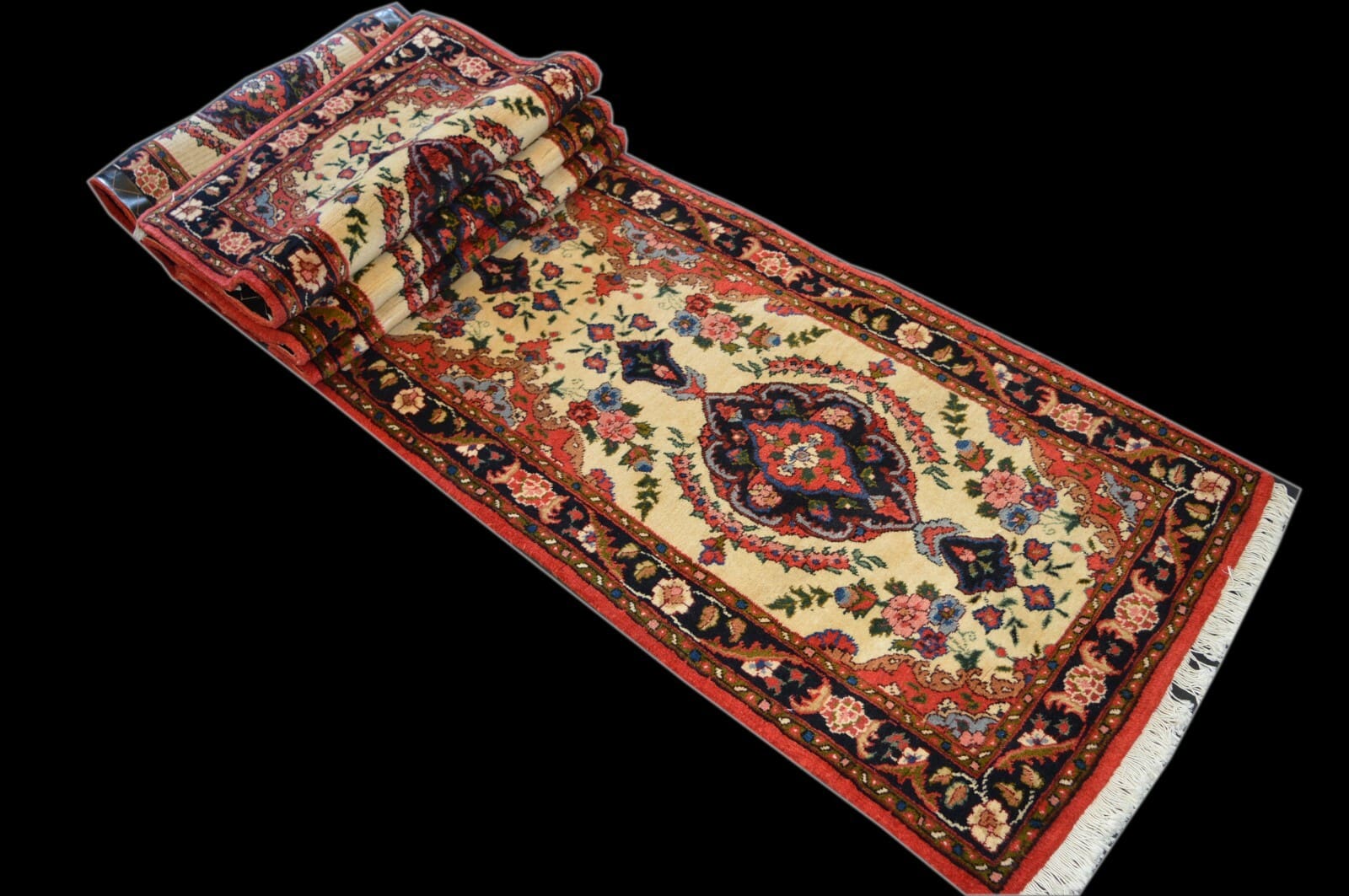 Handgeknüpfter Zanjan Perserteppich 520 × 76 cm