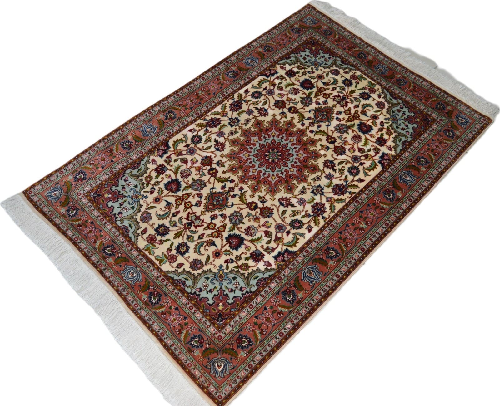 Täbriz Perserteppich aus Iran, 148 × 100 cm