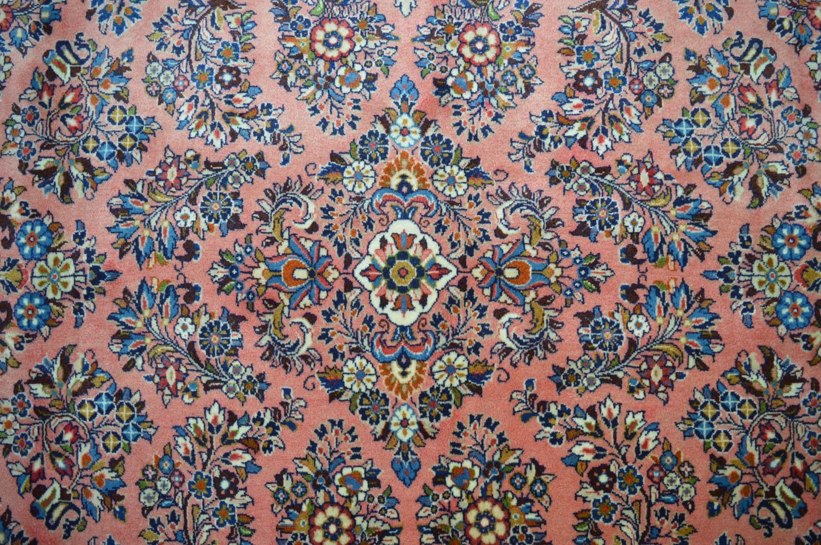 Sarough Farahan Perserteppich 216 × 216 cm aus Wolle, handgeknüpft