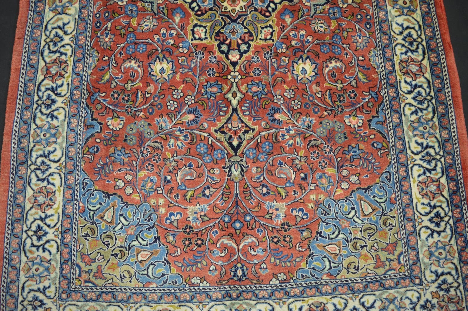 Handgeknüpfter Sarough Farahan Perserteppich, 211 × 134 cm, Wolle