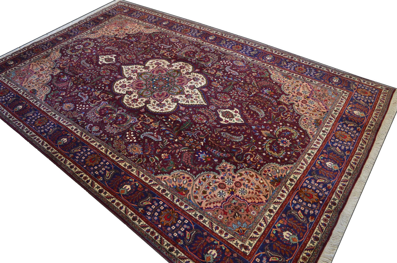 Handgeknüpfter Täbriz Perserteppich 295 × 205 cm