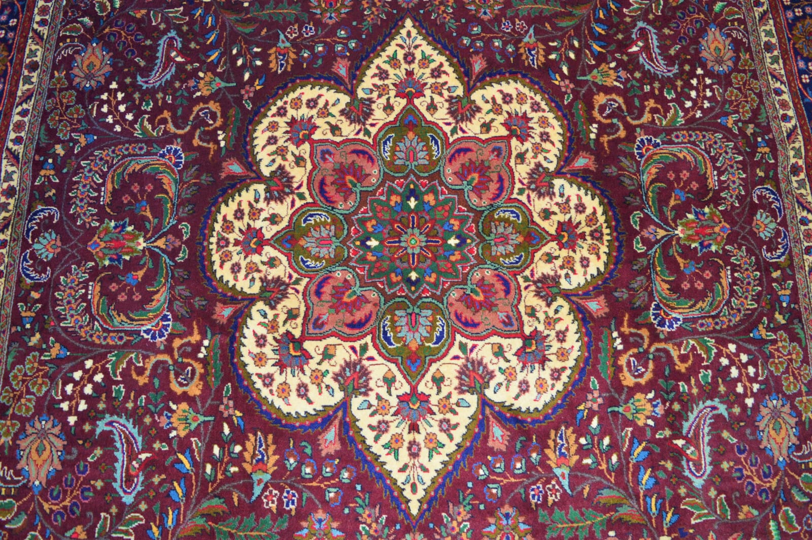 Handgeknüpfter Täbriz Perserteppich 295 × 205 cm
