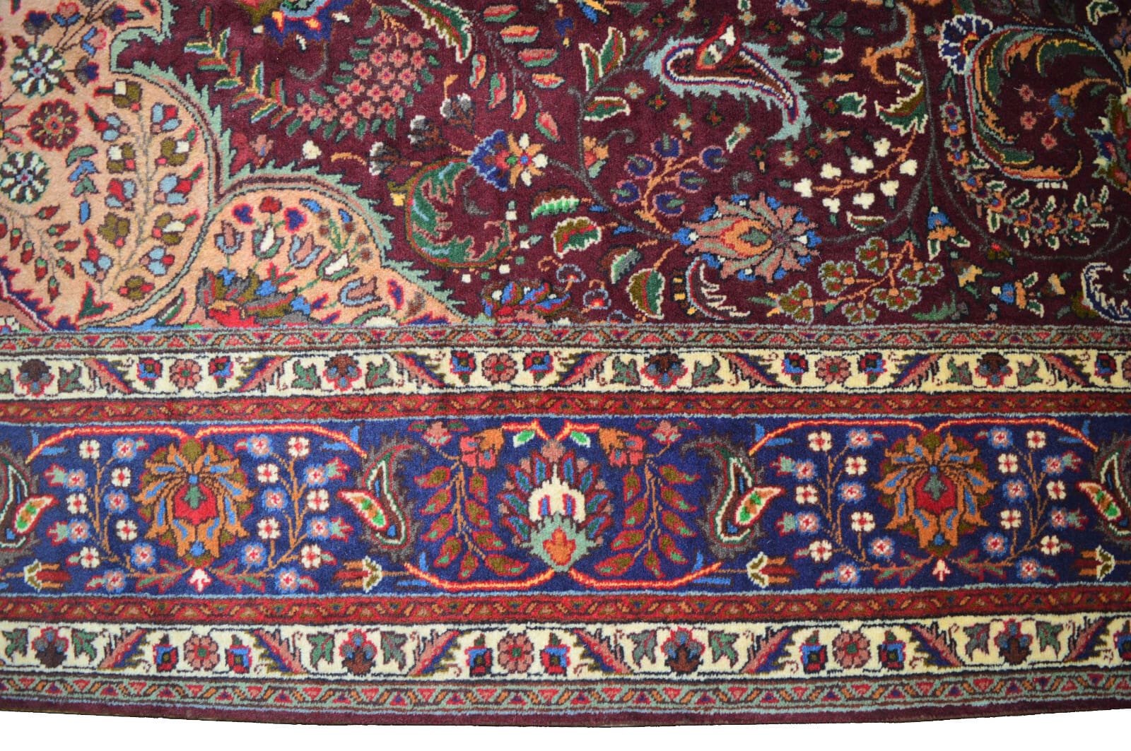 Handgeknüpfter Täbriz Perserteppich 295 × 205 cm