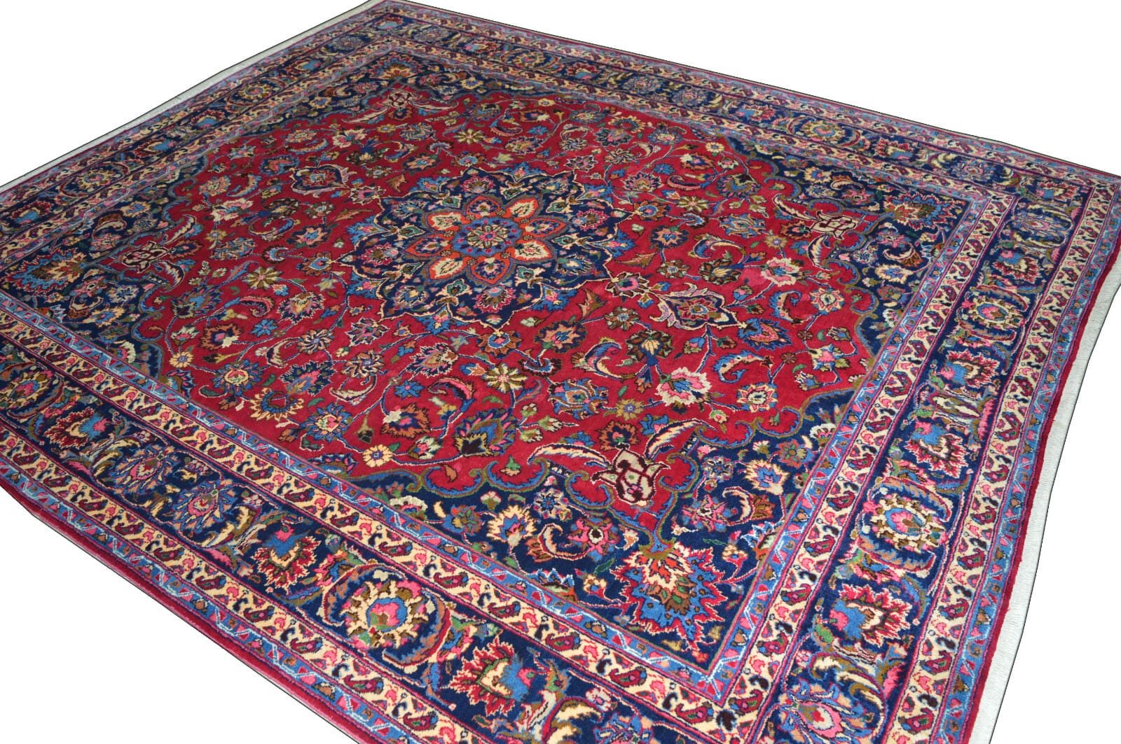perserteppich-mashad-294-x-250-cm-wolle-handgeknupft-original-2 Mashhad Perserteppich 294 × 250 cm aus Wolle, handgeknüpft