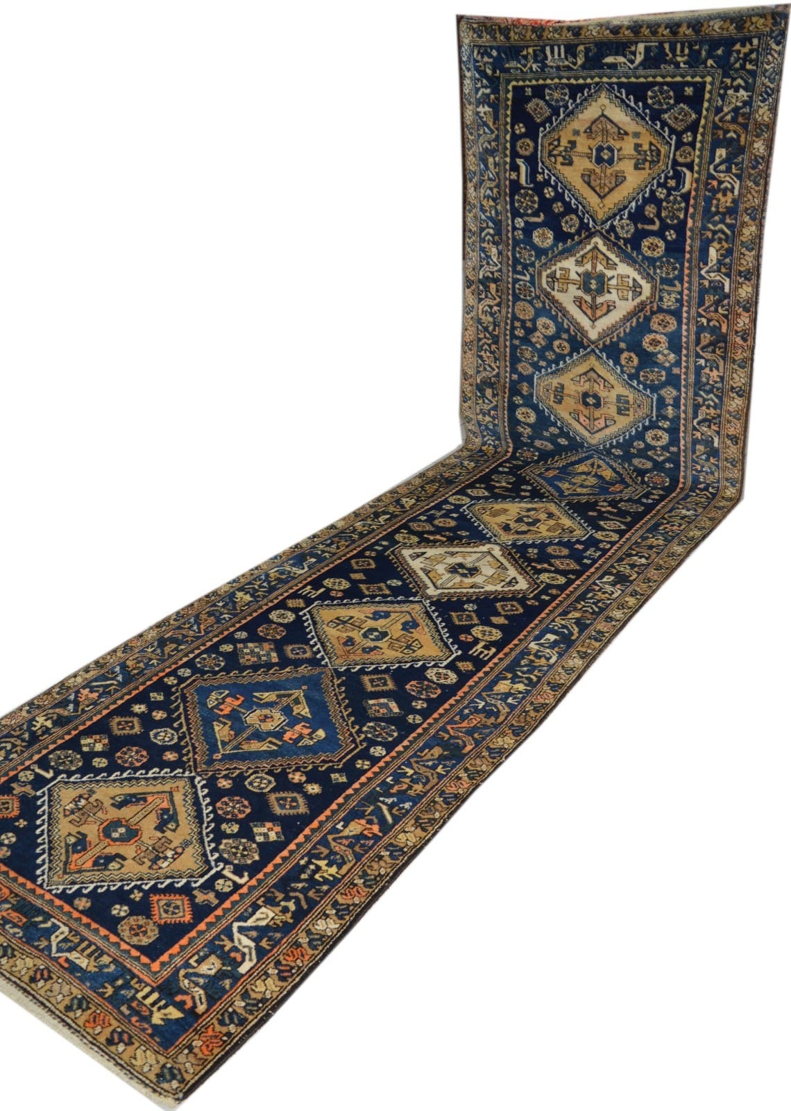 Handgeknüpfter Orientalisch Perserteppich 460 × 120 cm