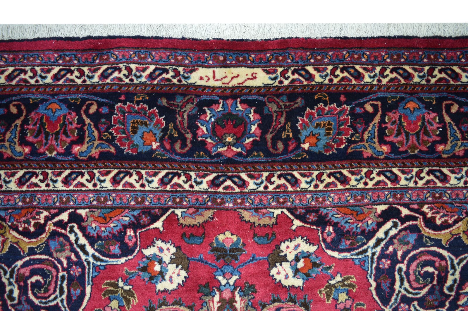 Handgeknüpfter Mashhad Perserteppich, 344 × 250 cm, Wolle