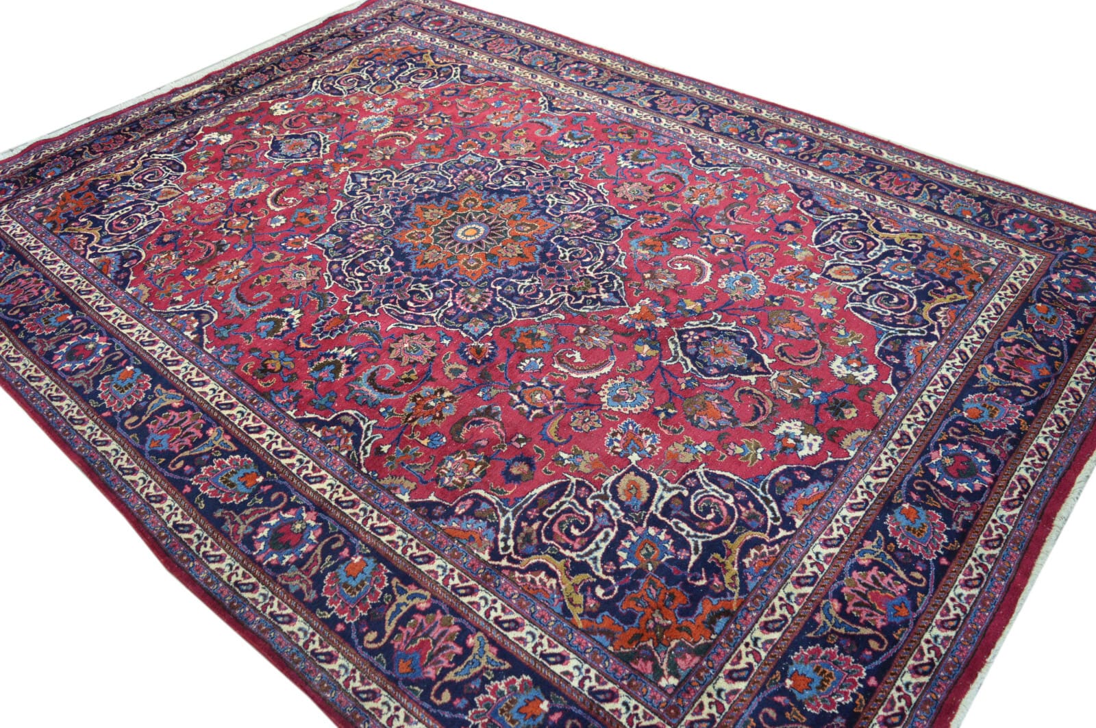 Handgeknüpfter Mashhad Perserteppich, 344 × 250 cm, Wolle