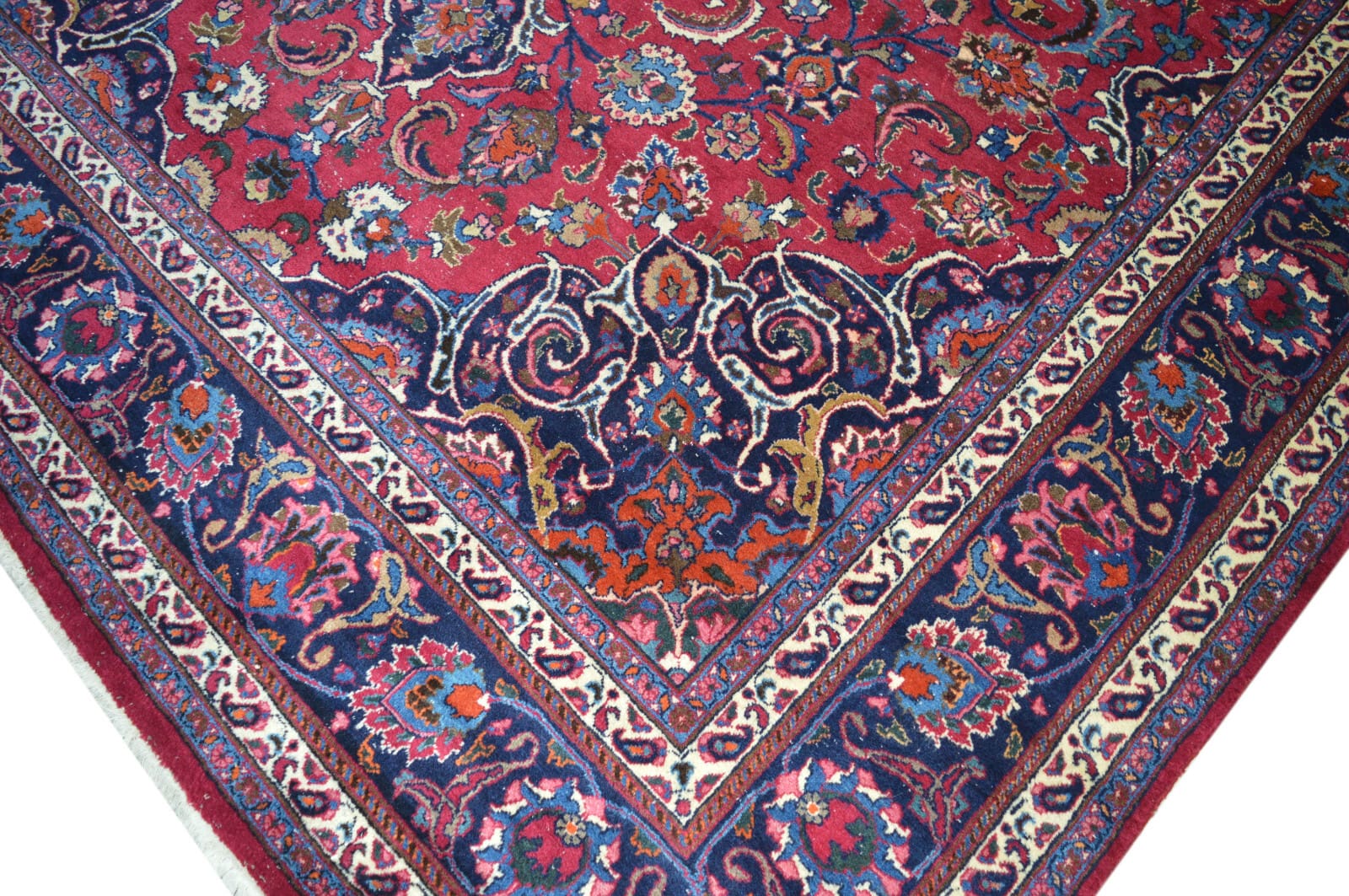 Handgeknüpfter Mashhad Perserteppich, 344 × 250 cm, Wolle