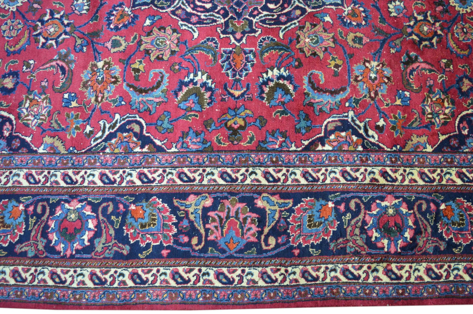 Handgeknüpfter Mashhad Perserteppich, 344 × 250 cm, Wolle