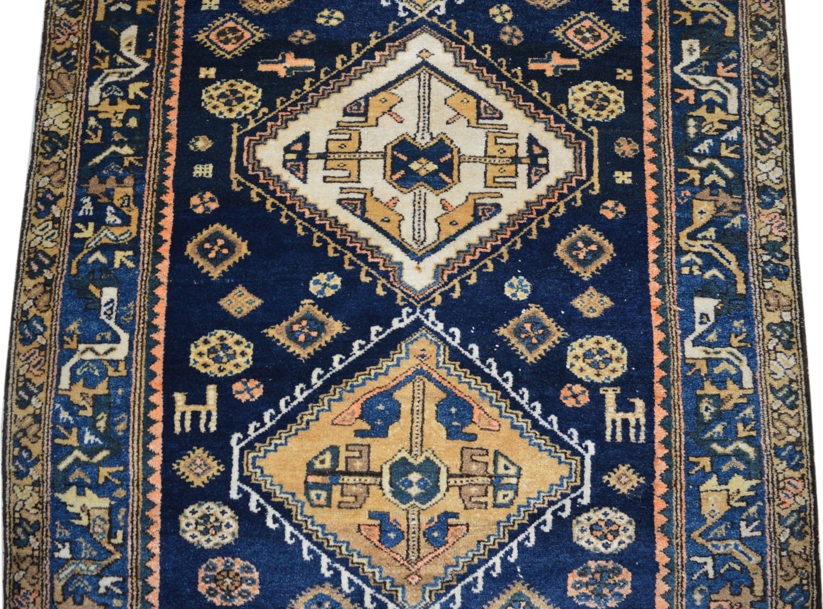 Handgeknüpfter Orientalisch Perserteppich, 460 × 120 cm, Wolle