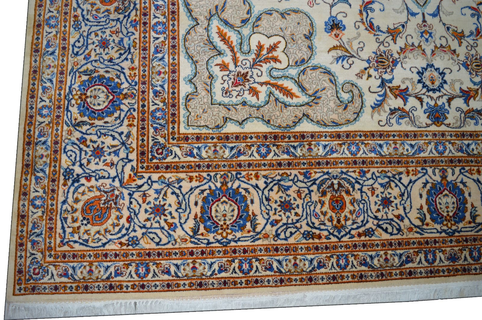 Kashan Perserteppich aus Iran, 410 × 275 cm