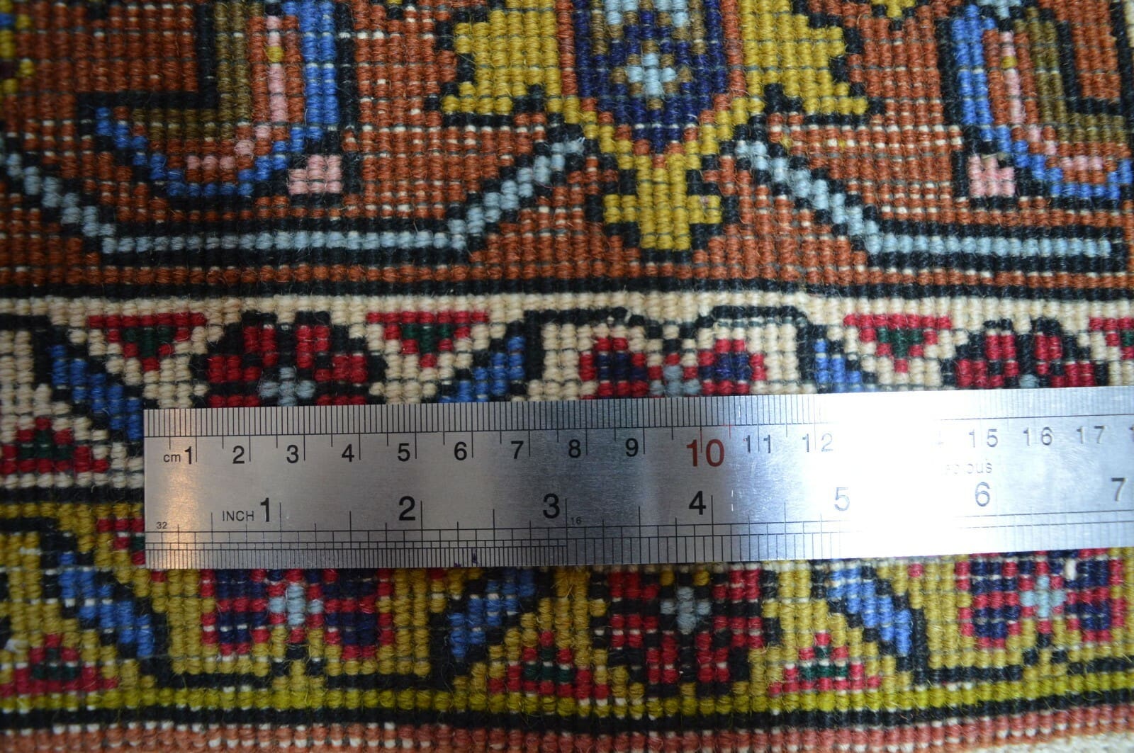 Perserteppich 200 × 195 cm aus Wolle, handgeknüpft