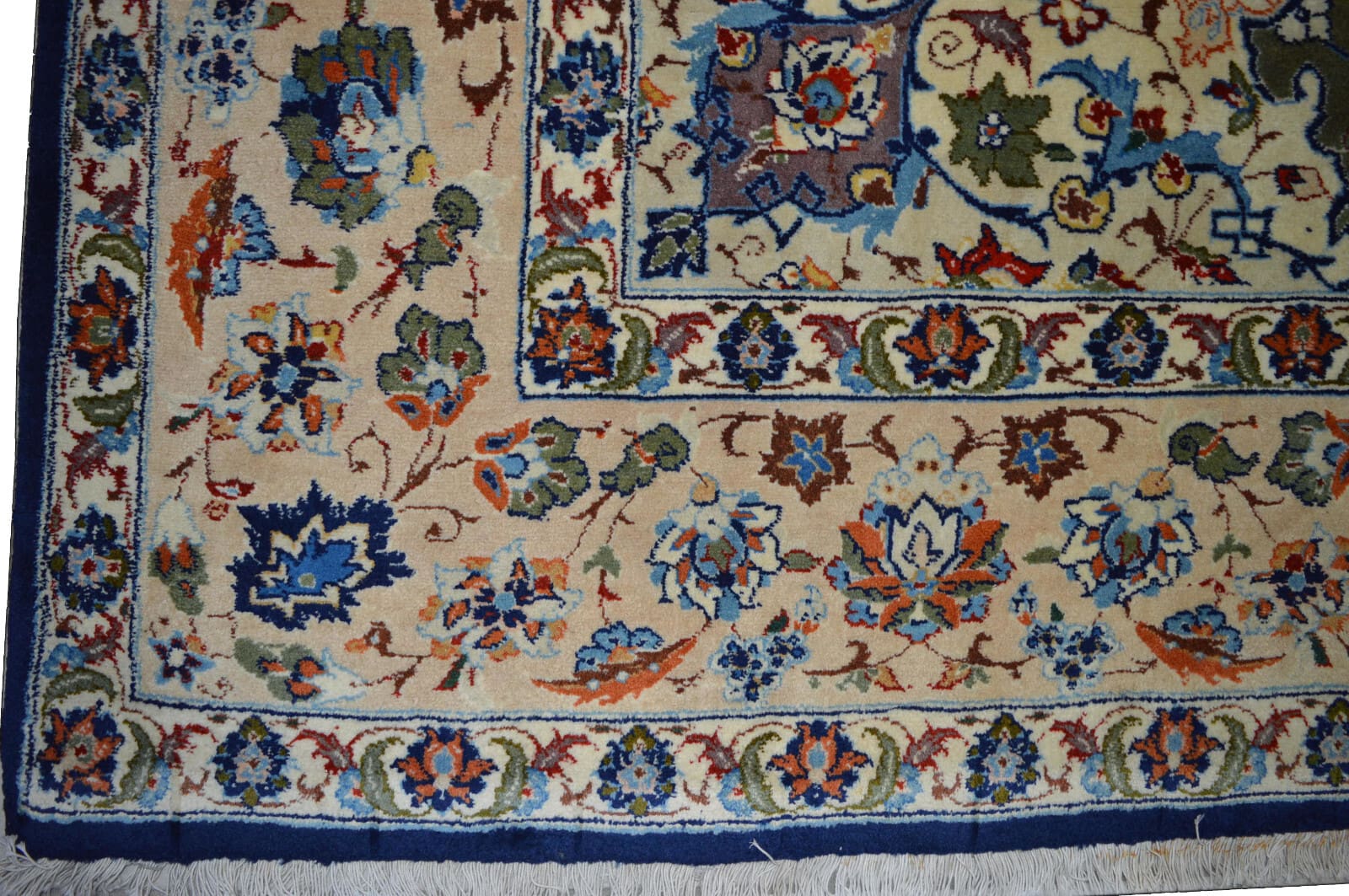 Handgeknüpfter Isfahan Perserteppich, 353 × 239 cm