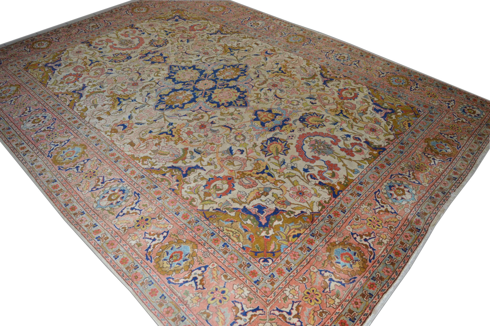 Täbriz Perserteppich 364 × 265 cm aus Wolle, handgeknüpft