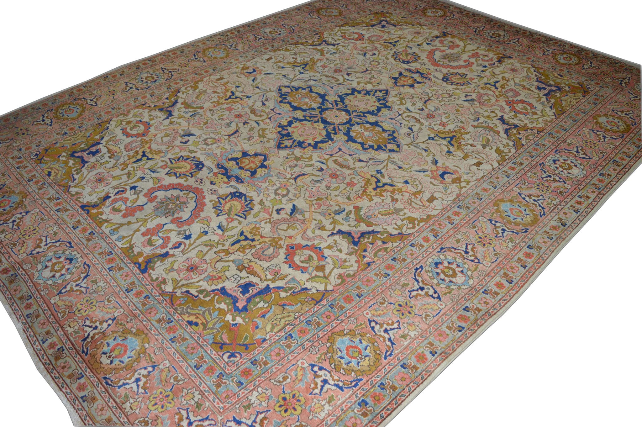 Täbriz Perserteppich 364 × 265 cm aus Wolle, handgeknüpft