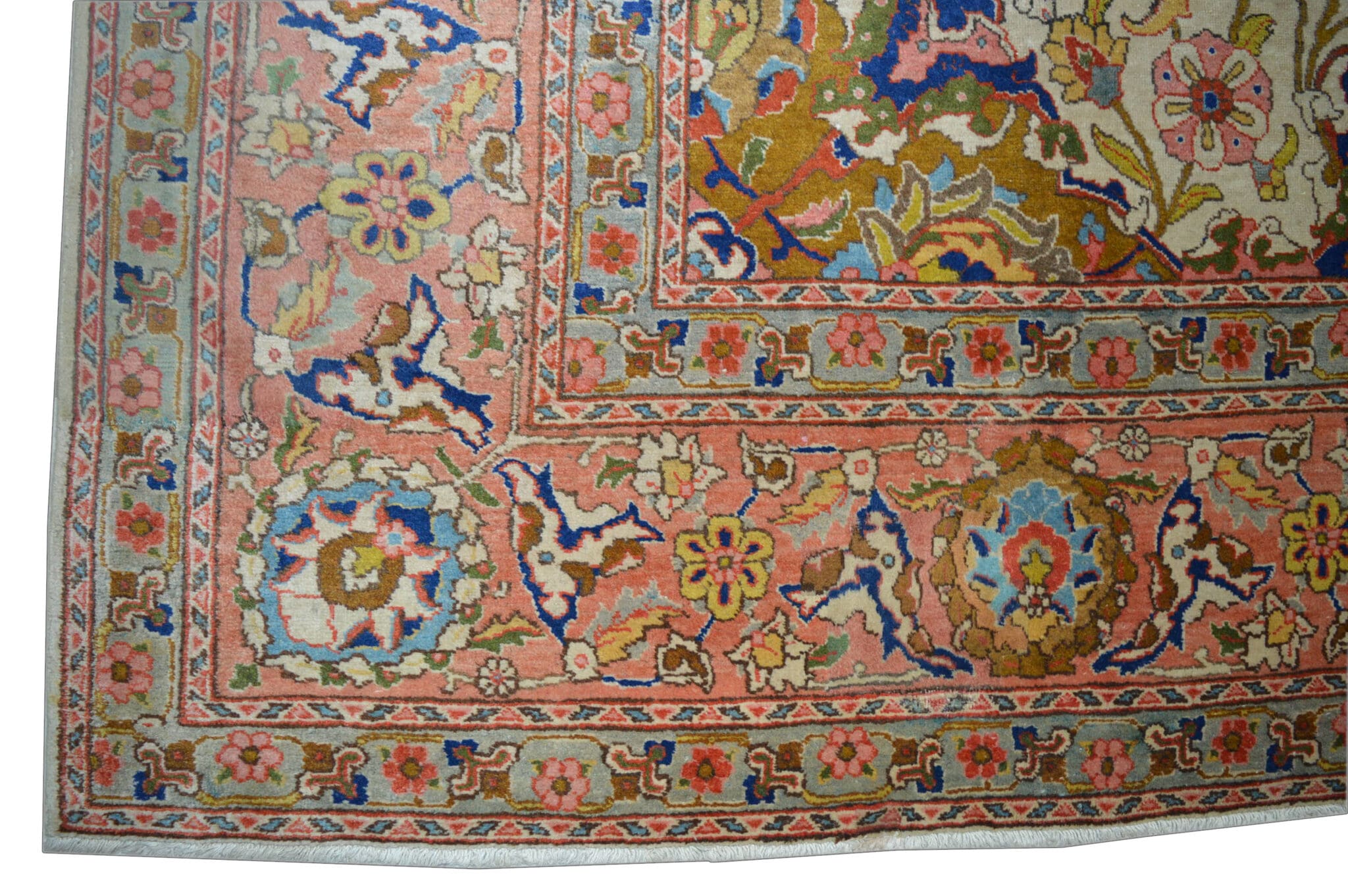 Täbriz Perserteppich 364 × 265 cm aus Wolle, handgeknüpft