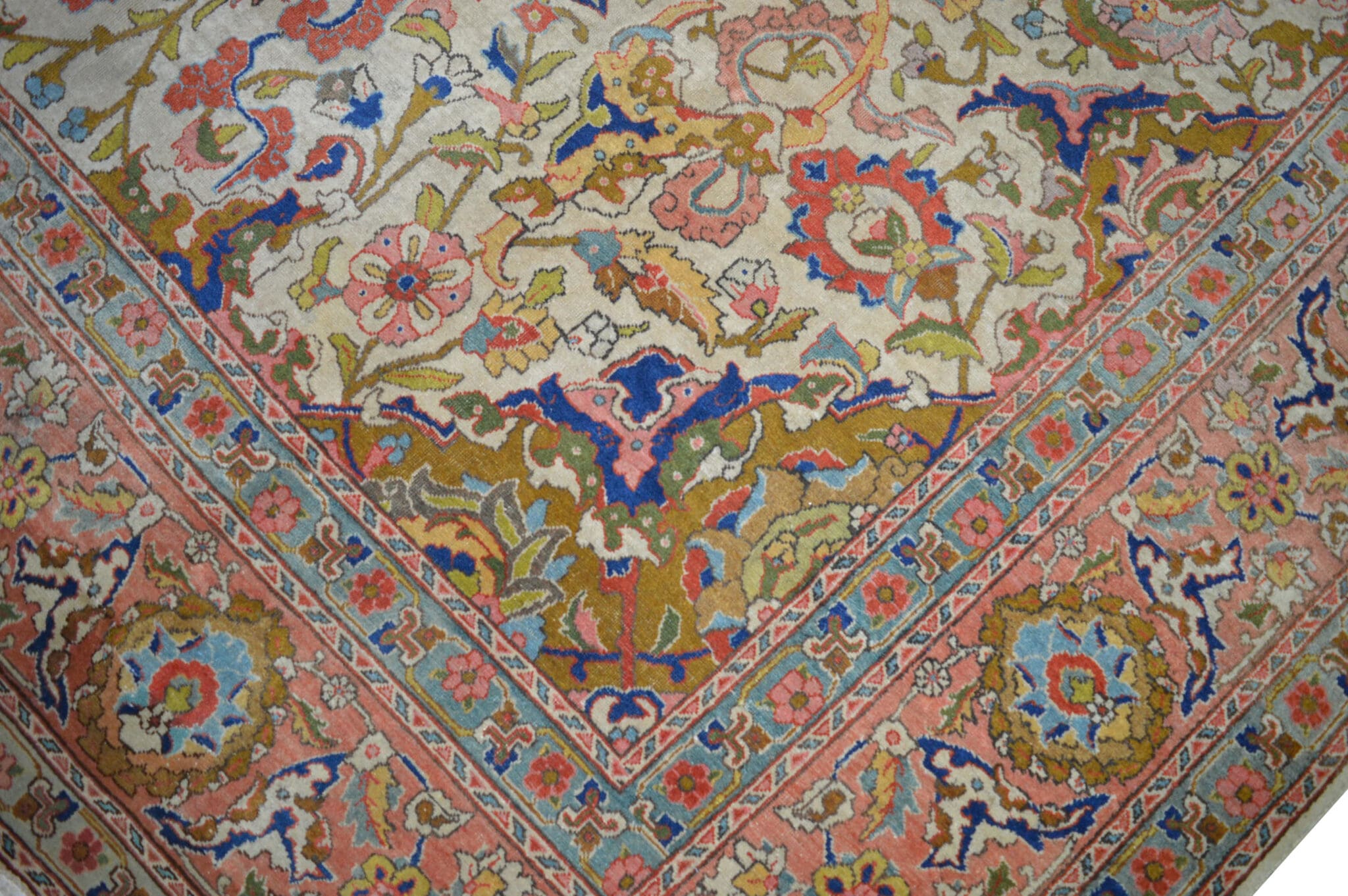 Täbriz Perserteppich 364 × 265 cm aus Wolle, handgeknüpft