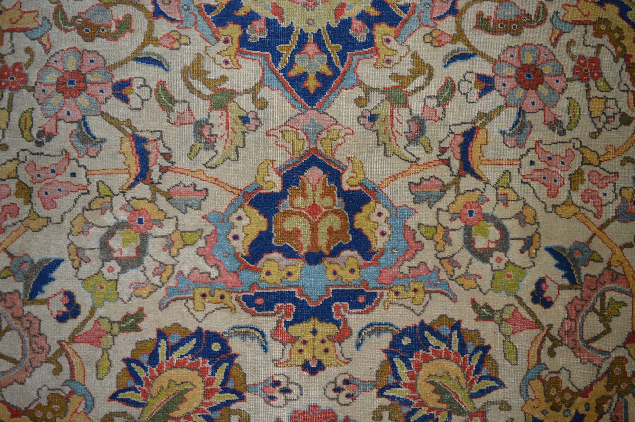 Täbriz Perserteppich 364 × 265 cm aus Wolle, handgeknüpft