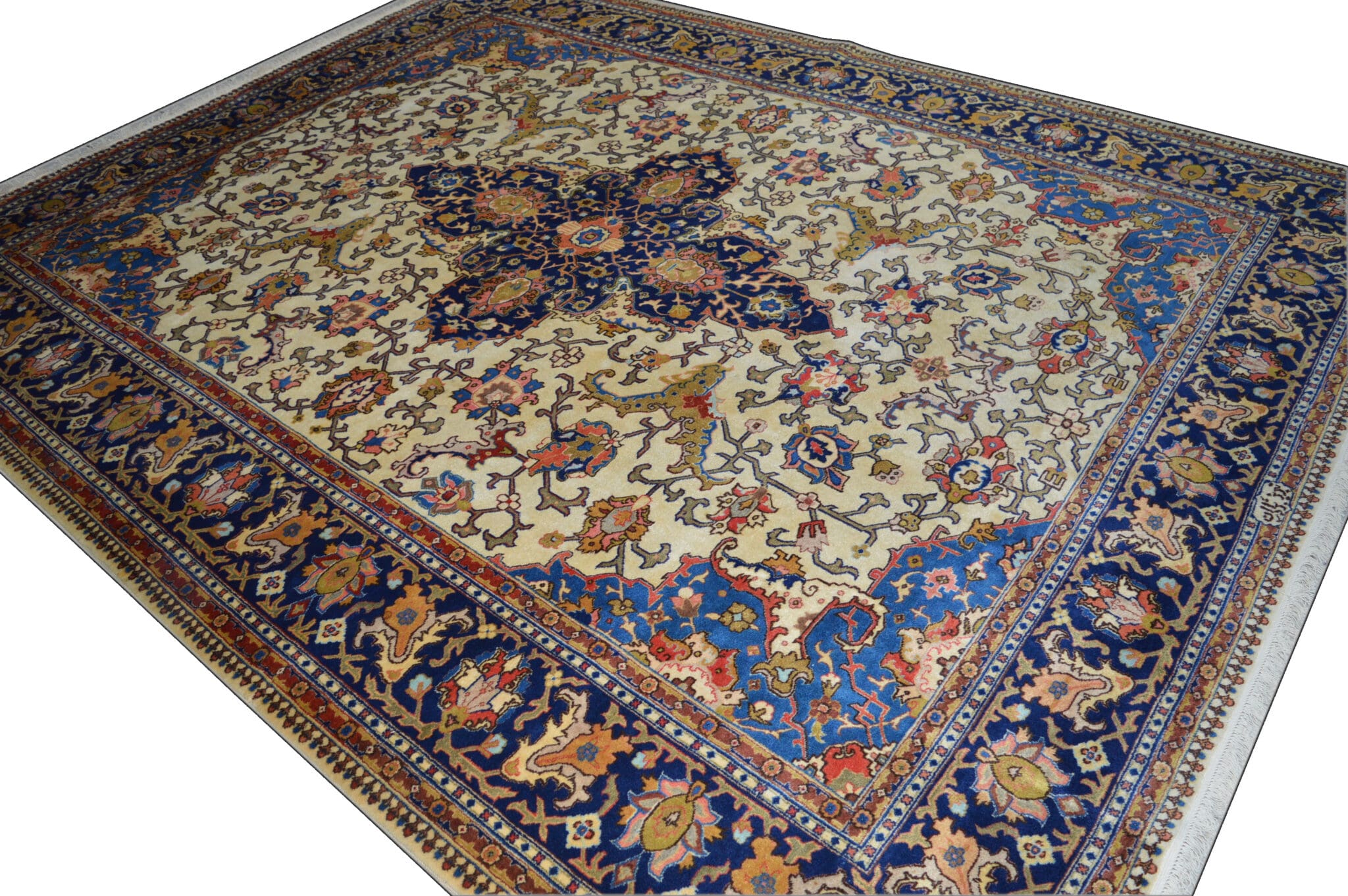 persischer-teppich-tabriz-390-x-294-cm-schurwolle-handgeknupft-signiert-2-scaled Handgeknüpfter Täbriz Perserteppich 390 × 294 cm