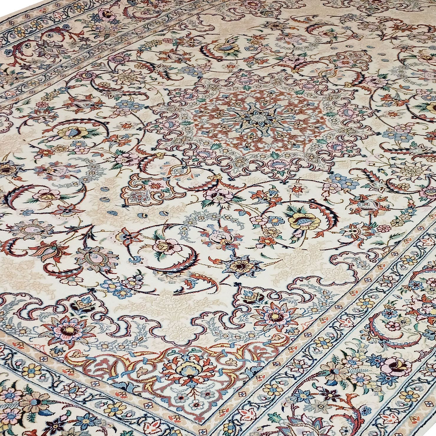 Handgeknüpfter Nain Perserteppich, 320 × 210 cm