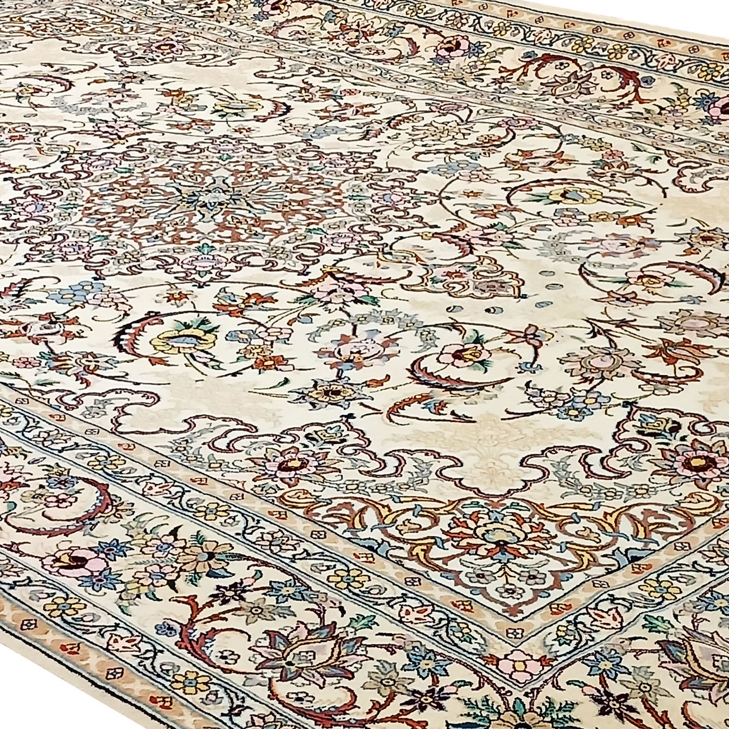 Handgeknüpfter Nain Perserteppich, 320 × 210 cm