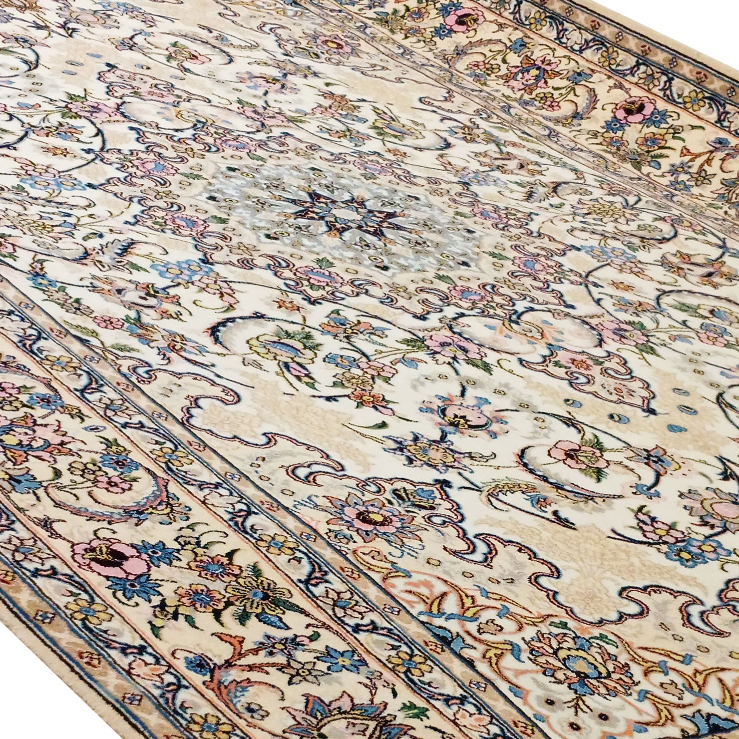 Handgeknüpfter Nain Perserteppich, 325 × 210 cm