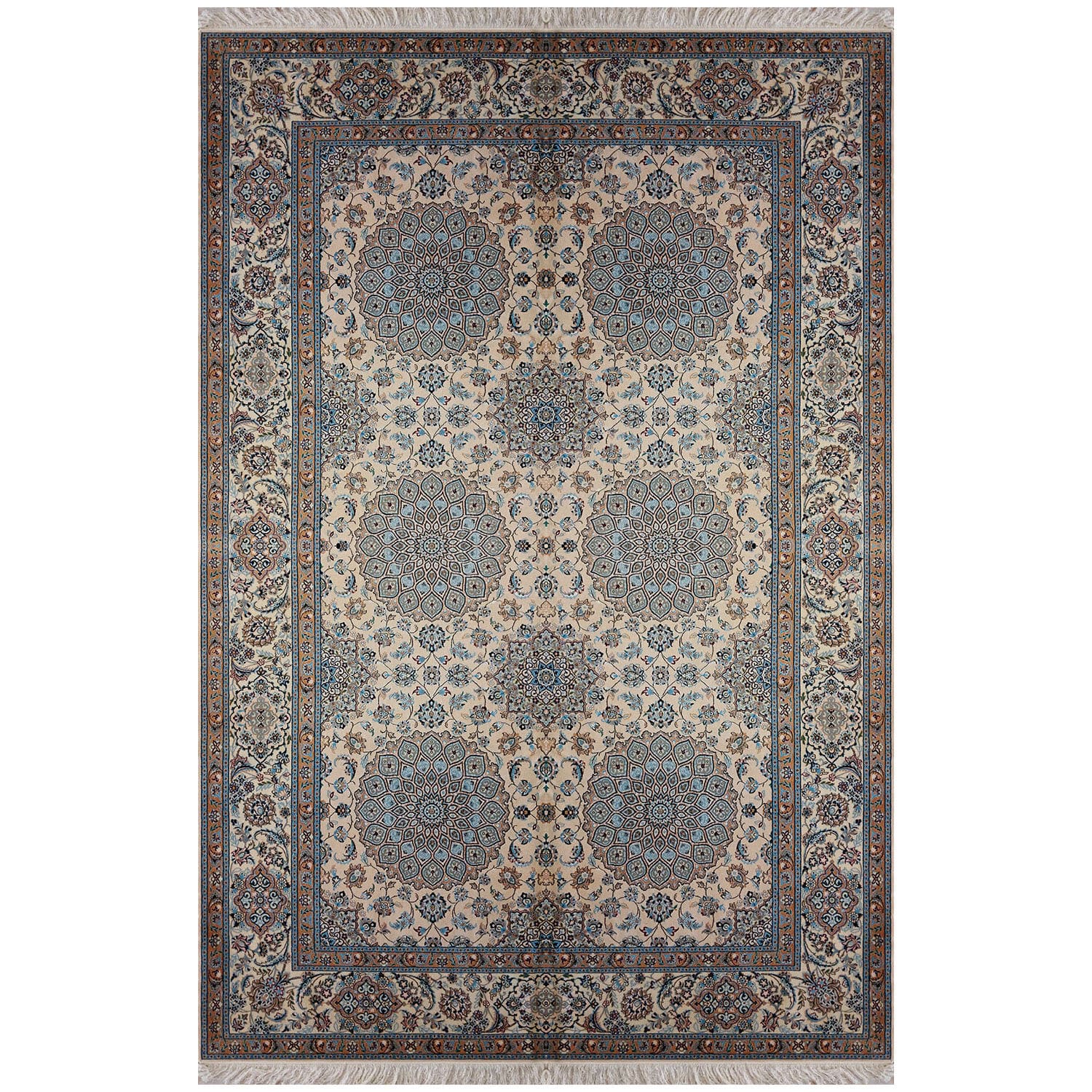 perserteppich-nain-325-x-210-cm-seide-handgeknupft-6-la-5 Nain Perserteppich aus Iran