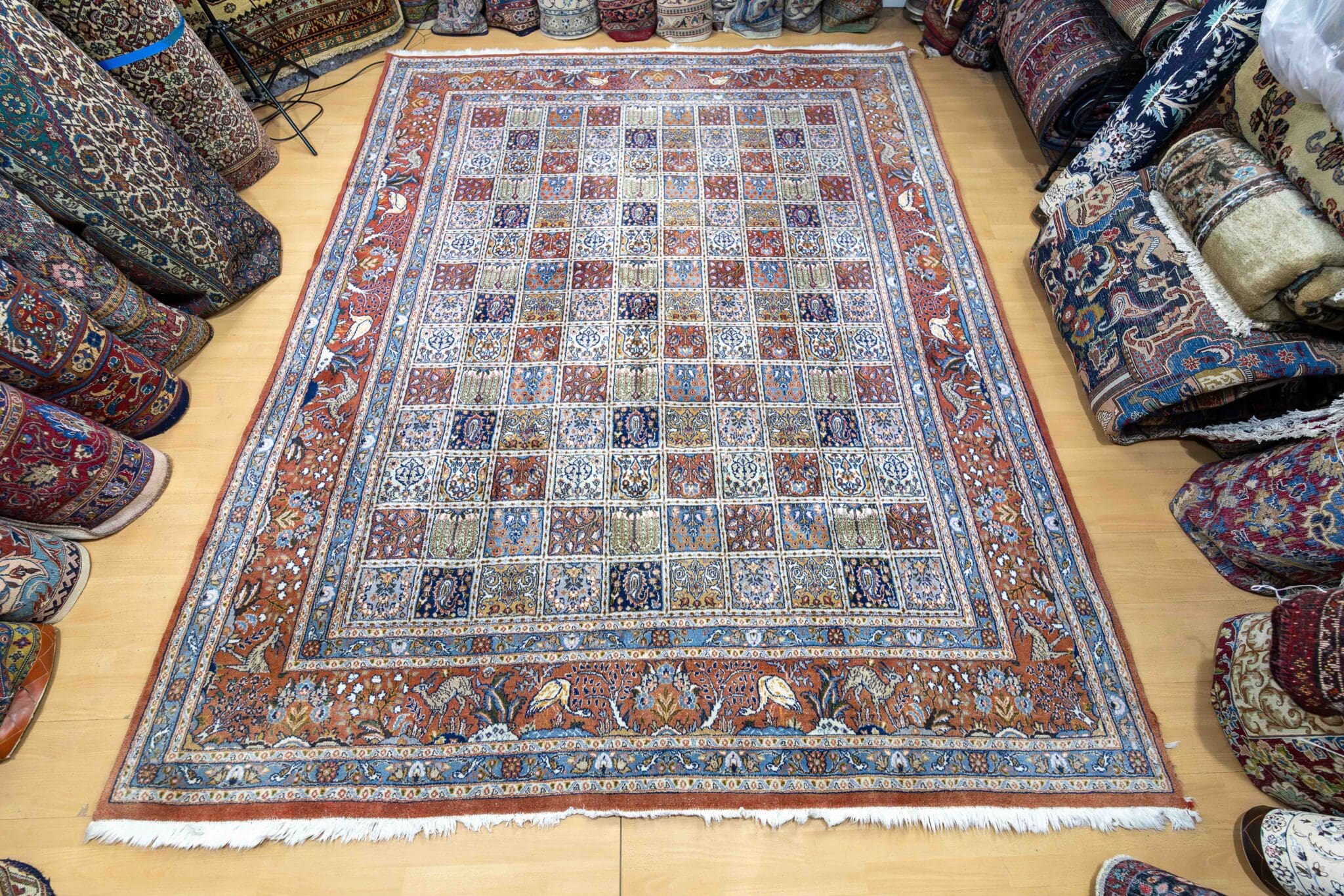 Moud Perserteppich aus Iran, 312 × 245 cm