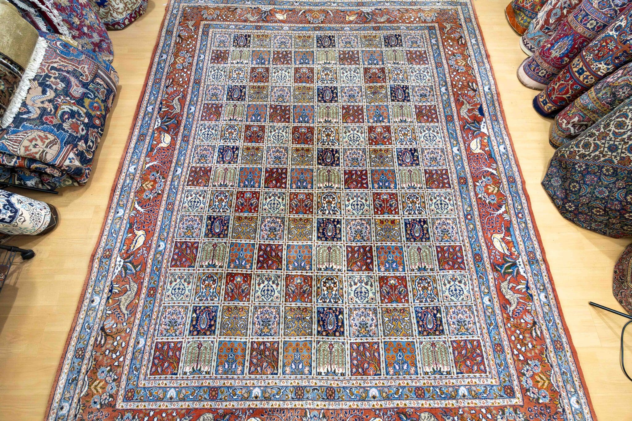 Moud Perserteppich aus Iran, 312 × 245 cm
